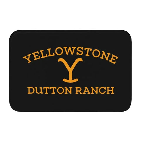 Navak Carpet Yellowstone Front Door Mat Anti-Slip Indoor Quick Dry Dutton Ranch Doormat Kitchen Balcony Entrance Rug Carpet