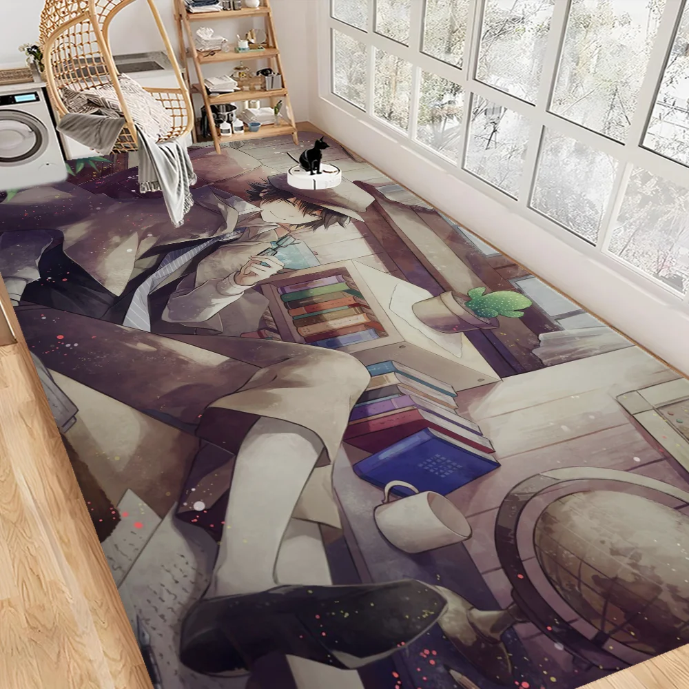 Navak Carpet Bungo Stray Dogs Room Mats Retro Multiple Choice Living Room Kitchen Rug Non-Slip Welcome Rug