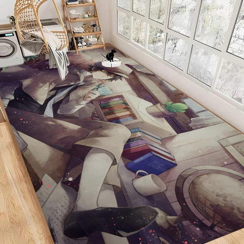 Navak Carpet Bungo Stray Dogs Room Mats Retro Multiple Choice Living Room Kitchen Rug Non-Slip Welcome Rug