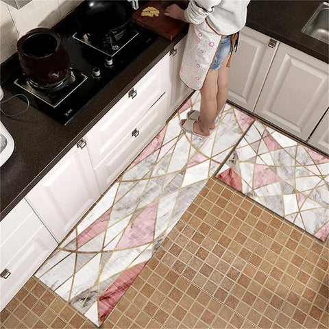 Navak Carpet Kitchen Rug Durable Home Entrance Doormat High-end Kitchen Mats for Floor Waterproof House Hold Washable Non-slip Large Carpet