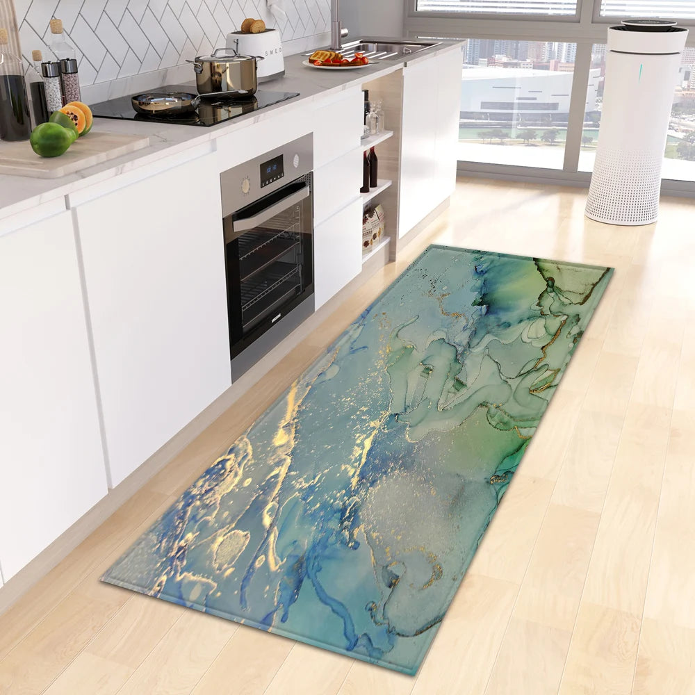Navak Carpet Entrance Doormat Kitchen Carpet Bedroom Floor Balcony Decoration Long Rug Custom Made Home Bath Door Hallway Anti-Slip Foot Mat