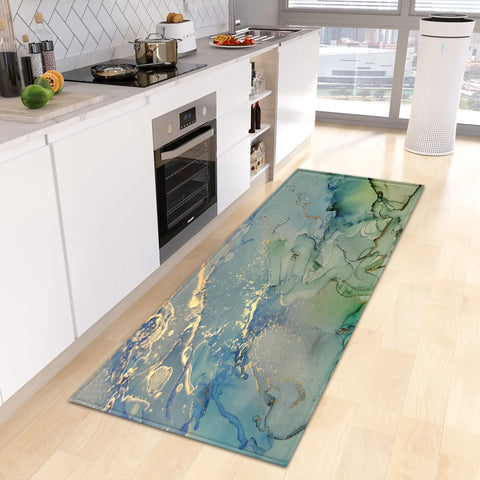 Navak Carpet Entrance Doormat Kitchen Carpet Bedroom Floor Balcony Decoration Long Rug Custom Made Home Bath Door Hallway Anti-Slip Foot Mat