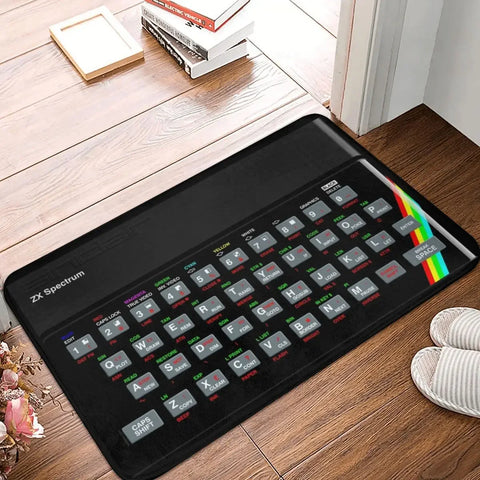 Navak Carpet ZX Spectrum Doormat Rug Carpet Mat Footpad Polyester Non-slip Antiwear Front Room Corridor Kitchen Bedroom Balcony Toilet