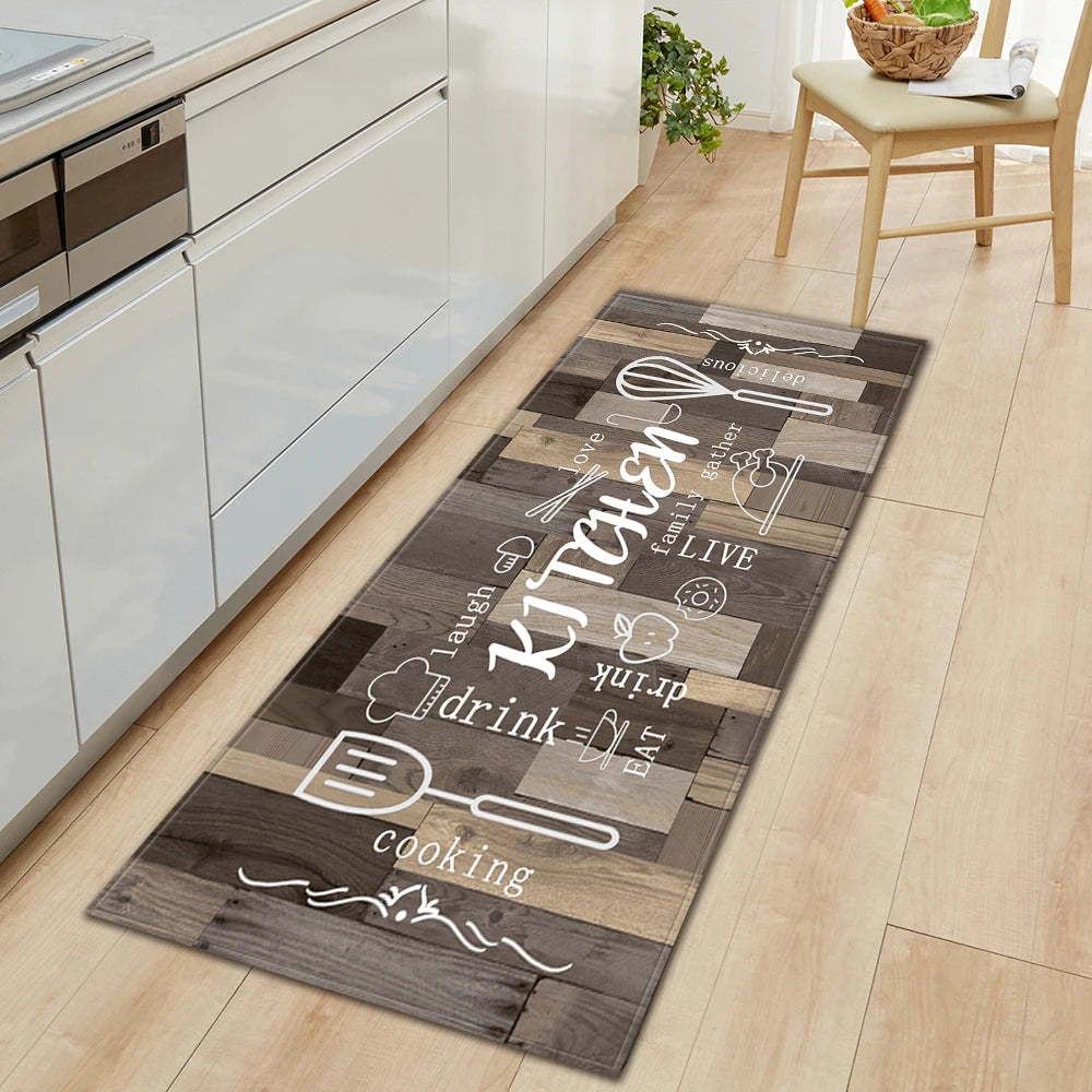 Navak Carpet Kitchen Mat Entrance Doormat Home Living Room Hallway Decoration Carpet House Balcony Bath Door Bedroom Floor Non-Slip Foot Rug
