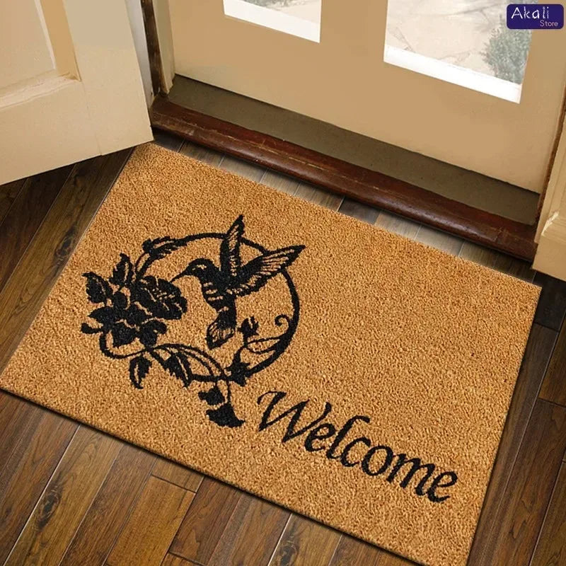 Navak Carpet High Quality Imitation Coconut Doormat Non-slip Absorbent Floor Mat Porch Outdoor Welcome Mat Home Decoration