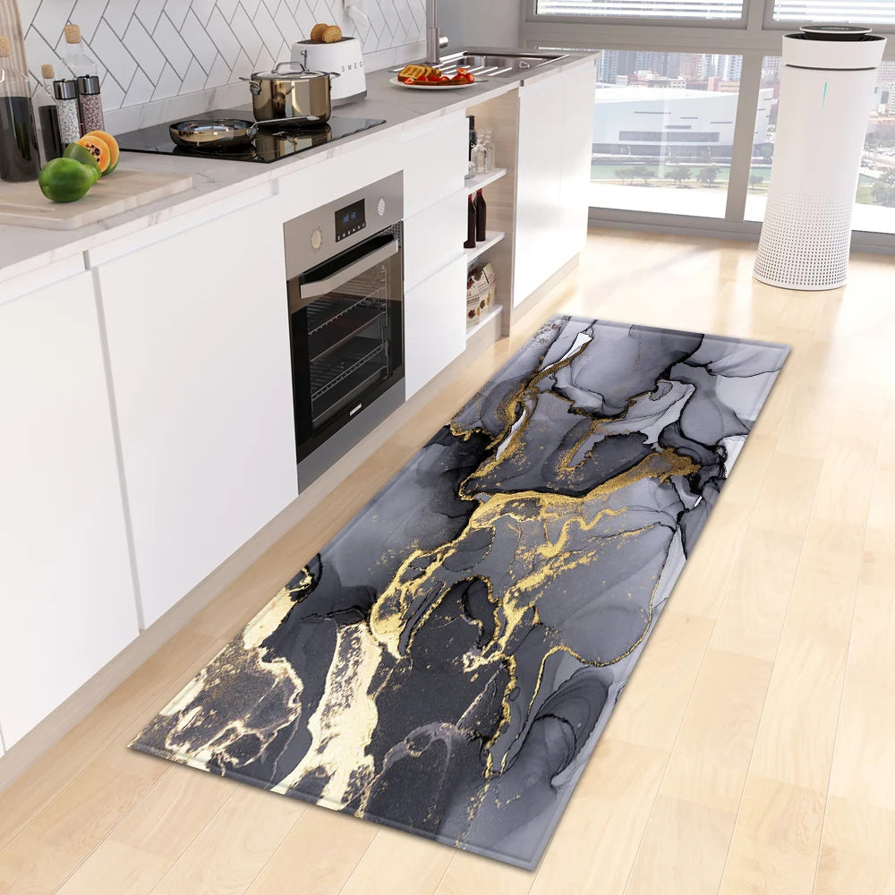 Navak Carpet Entrance Doormat Kitchen Carpet Bedroom Floor Balcony Decoration Long Rug Custom Made Home Bath Door Hallway Anti-Slip Foot Mat