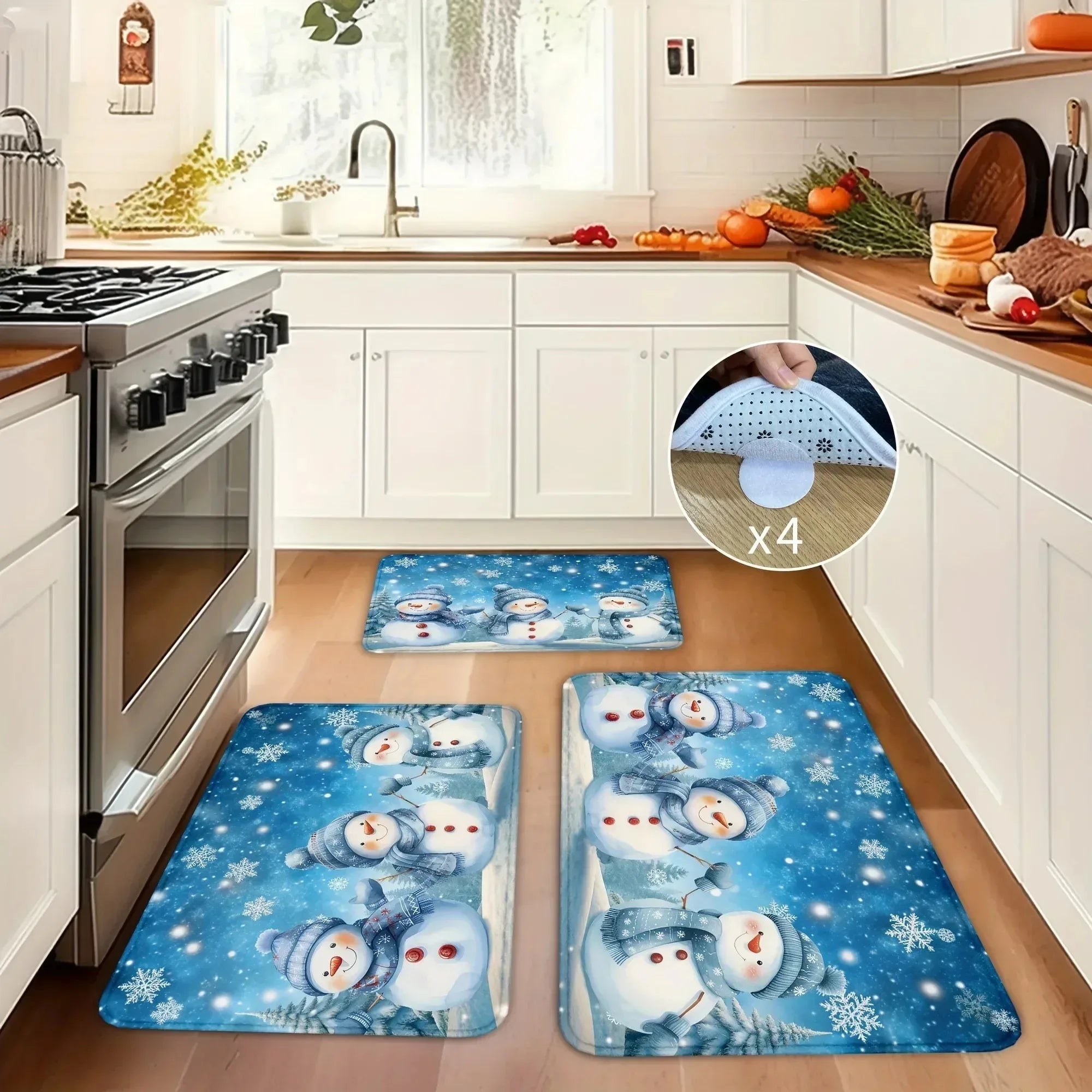 Navak Carpet 1PC Lemon Pattern Kitchen Rugs Non-Slip Door Mats Pop arts design Living room Rugs Bath Mat Carpet for Home Sink Laundry Decor