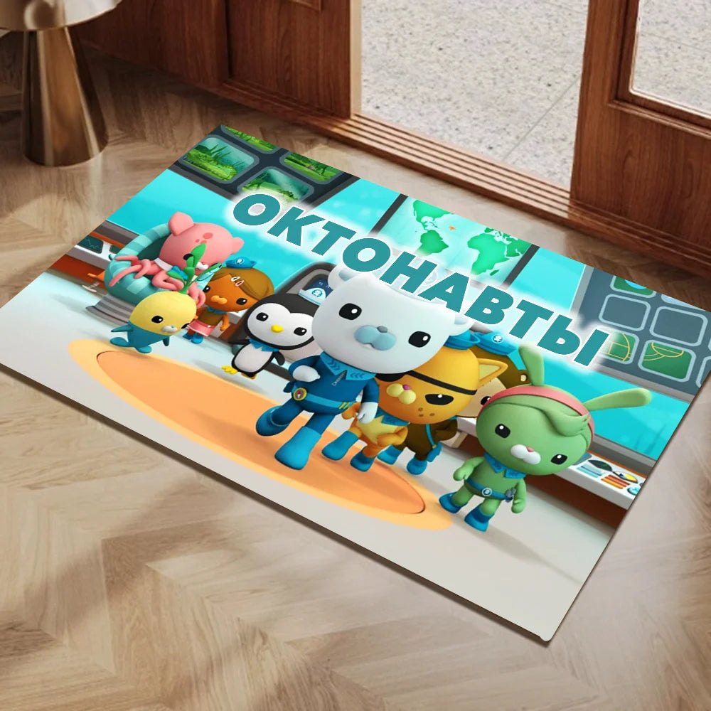 Navak Carpet The Octonauts Cartoon Door Mat Washable Non-Slip Living Room Sofa Chairs Area Mat Kitchen Toilet Rug