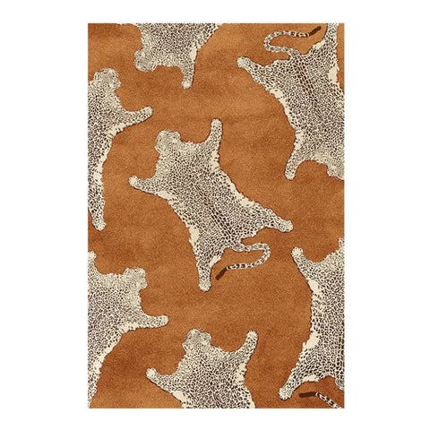 Navak Carpet Light Luxury Plush Lounge Rug Home Bedroom Decor Leopard Print Carpet Thicken Study Non-slip Mat Nordic Carpets for Living Room